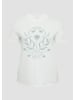 QS T-Shirt in 01D0_weiß