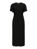 Vila VILISA S/S MDI SMOCK DRESS in Black Beauty