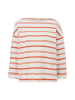 s.Oliver T-Shirt 3/4 Arm in Orange-weiß