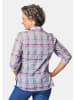 GOLDNER Feminine Hemdkragenbluse mit Karodessin in bunt / kariert