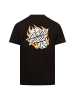 Santa Cruz T-Shirt Flaming Dice in schwarz