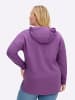 sheego Sweatshirt in lila-traube-bedruckt