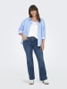 ONLY Carmakoma Flared fit jeans in Medium Blue Denim