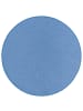 Velours-Teppich Strong Rund in blau