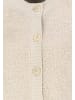 Sublevel Strickjacke Knopfleiste Rundhalsausschnitt in Beige-2