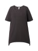 Ulla Popken Longshirt in schwarzbraun