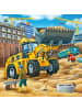 Ravensburger Kinderpuzzle 3x49 Teile - Große Baufahrzeuge | 3 x 49-teiliges Puzzle