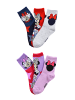 Disney Minnie Mouse Kinder Mädchen Socken 6er Pack in Mehrfarbig