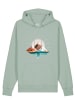 wat? Apparel Sweatshirt Sunrise & Lake in Aloe