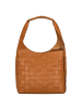 Seidenfelt SFM204 - Schultertasche 30 cm (caramel/gold) in caramel/gold