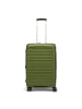 D&N Travel Line 4700 4 Rollen Trolley 68 cm mit Dehnfalte in olive green