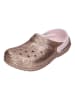 Crocs Hausschuhe Classic Glitter Lined Clog 207462-2UB in goldfarben