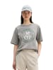 Marc O'Polo MOP Club '67   T-Shirt , Oversized, Back Print in Light Grey