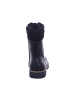 rieker Schnürstiefel in schwarz/schwarz