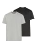 OCEAN SPORTSWEAR Funktionsshirt in grau-melange/ schwarz