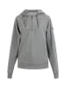 DreiMaster Damen Kapuzenpullover in Grau Melange