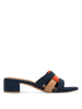 Marco Tozzi Pantolette Pantolette in blau/kombi
