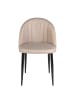 home24 Polsterstuhl Jacklin V (2er-Set) in Beige
