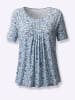 WITT WEIDEN Print-Shirt in hellblau-jeansblau-bedruckt