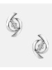 Diamant L'éternel Ohrringe aus 375 Weißgold mit Diamant