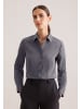 Seidensticker Hemdbluse Slim in Grau