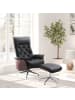 HOMCOM Relaxsessel-82 x 83 x 110 cm-Schwarz