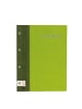 ROTH Zeugnismappe Bicolor mit Buchschrauben - Olive-Green in Grün