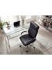 FineBuy Bürostuhl in Schwarz / Kunstleder / 60x61x126