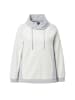 Ulla Popken Sweatshirt in hellgrau mélange
