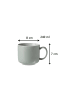 Ritzenhoff & Breker 4er Set Kaffeetassen mit Untertassen Jasper in Mint 240 ml