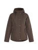 usha BLUE LABEL Damen Wattierte Jacke in Dunkelbraun