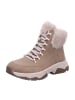 Rieker Evolution Damen Winterschuhe warm HWK Damen Stiefel in Beige