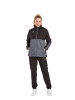 erima Unisex Erwachsene Six Wings Jacke mit abnehmbaren Ärmeln in slate grey/schwarz