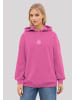 F4NT4STIC Hoodie Oversized Shirt Knut & Jan Scribble Logo in hyper pink