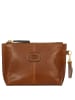 BRIC`s Volterra - Clutch 18 cm (black) in tobacco