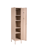 Beliani Büroschrank FROME in Beige - (W) 38 x (H) 185 x (L) 50 cm