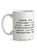 Mr. & Mrs. Panda Tasse Sozialarbeiterin Probleme mit Spruch in Weiß