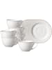 Ritzenhoff & Breker 6er Set Kaffeetassen mit Untertassen Isabella 250 ml beige in beige