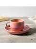 like. by Villeroy & Boch 6er Set Kaffeetassen Perlemor Coral in Rosa 190 ml in rosa