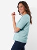WITT WEIDEN V-Shirt in mint-meliert