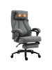 Vinsetto Massage-Bürostuhl-64B x 74T x 109-117H cm-Grau