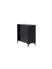 ebuy24 Sideboard Piring Schwarz 110 x 42 cm