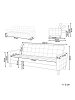Beliani 3-Sitzer Sofa VEHKOO in Grau/Braun - (W) 200 x (H) 86 x (L) 77 cm