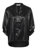 Soaked in Luxury Kurzarm-Bluse SLMirmir Lockere Passform in Black
