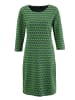 Aniston SELECTED Jerseykleid in apfelgrün-royalblau-schwarz
