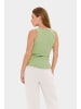 SAINT TROPEZ Jerseytop AsterSZ Slim fit in Smoke Green