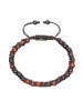 GT COLLECTION Armband Double-Bead in red