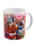 Gelini Gelini Tasse - Brotzeit - Kaffeetasse aus Keramik 320 ml in Mehrfarbig