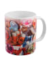 United Labels Gelini Tasse - Brotzeit - Kaffeetasse aus Keramik 320 ml in Mehrfarbig