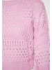 Swirly Damen Pullover in Pink